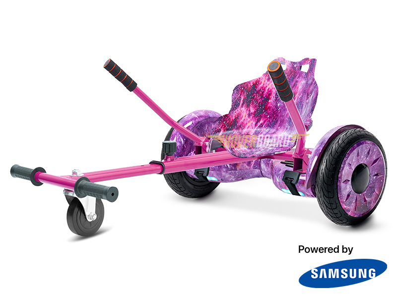 Monster Pink Galaxy with Pink Galaxy Kart By HOVERBOARD