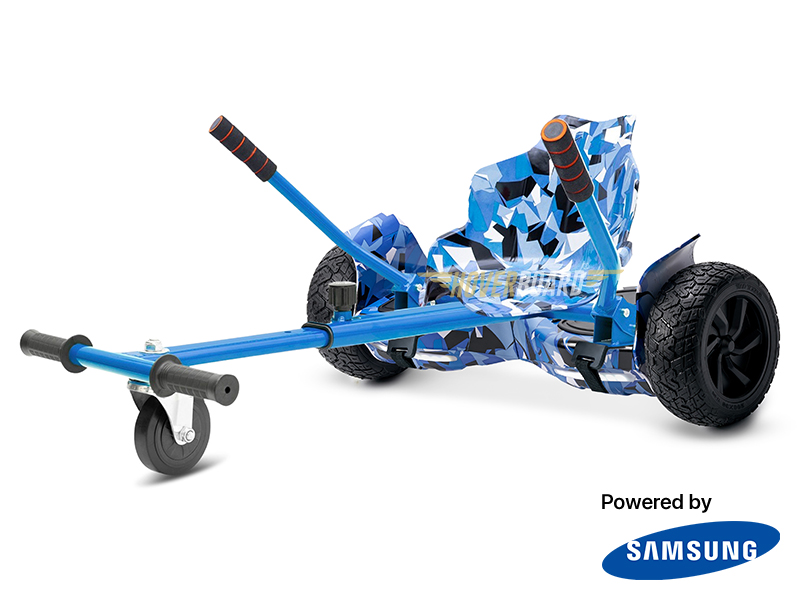 Drifter Blue Camo with Blue Camo Kart By HOVERBOARD®